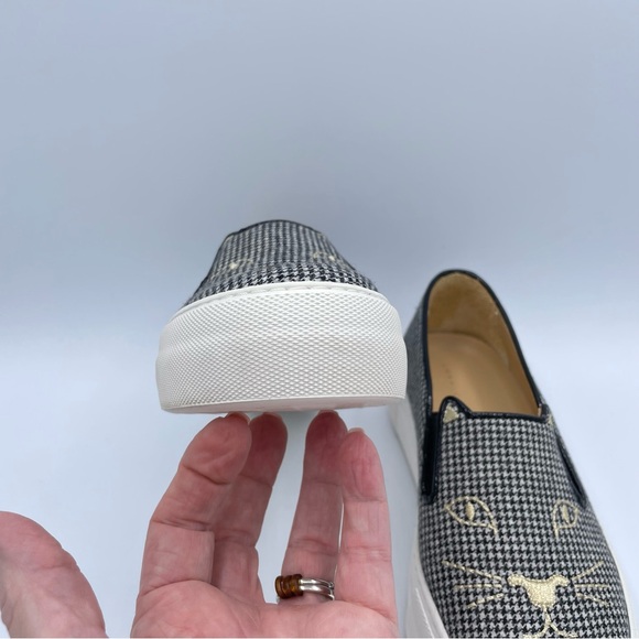 Charlotte Olympia Cool Cats Houndstooth Sneakers 36 - Picture 13 of 16
